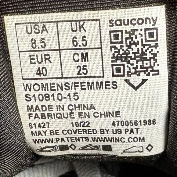 Saucony Guide 16 Gray Blue Womens US Size 8.5 EUR 40 S10810-15 Running Shoes - Picture 9 of 9